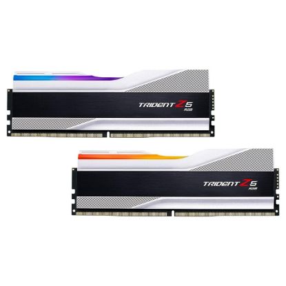 Imagem de Dimm DDR5 Pack 2x 16GB (32GB) G.Skill CL36 6000Mhz Trident Z5 RGB Prateado