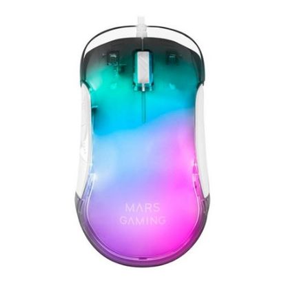 Imagem de Rato Mars Gaming MMGLOW RGB Chroma Branco