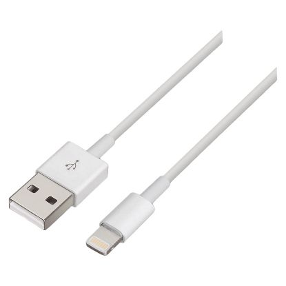 Imagem de Cabo USB2.0 p/ Lightning Aisens Branco - 1Mtr