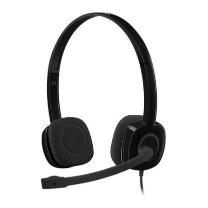 Imagem de Headset Call Center Logitech H151 Stereo Preto