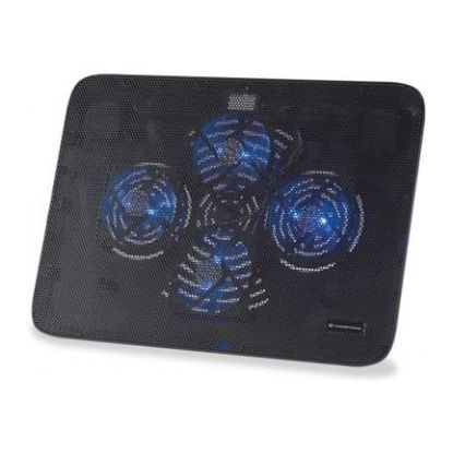 Imagem de Base Refrigeração Conceptronic Thana Pad L 15.6" LED Azul Preto