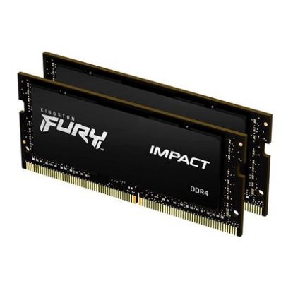 Imagem de SODimm DDR4 Pack 2x 8GB (16GB) Kingston CL20 3200Mhz 1Rx8 Fury Impact
