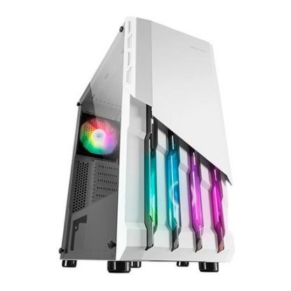 Imagem de Caixa Mars Gaming MCX2 FRGB Branca (ATX) (Acrílico)
