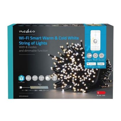 Imagem de Iluminação Decorativa Nedis Inteligente Quente e Frio Wireless Led - 20Mtr