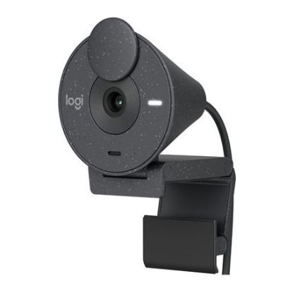 Imagem de Webcam Logitech BRIO 300 FullHD 30fps Type-C Preta