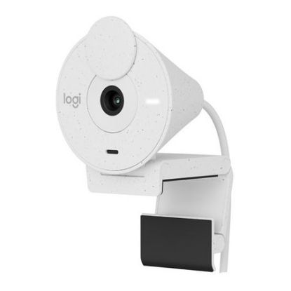 Imagem de Webcam Logitech BRIO 300 FullHD 30fps Type-C Branca