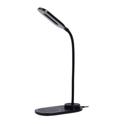 Imagem de Candeeiro de Mesa LED Gembird com Carregador Wireless Preto