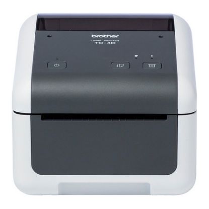 Imagem de Impressora Térmica Etiquetas e Talões Brother TD-4520N 108mm (USB/RJ45) Branca/Preta