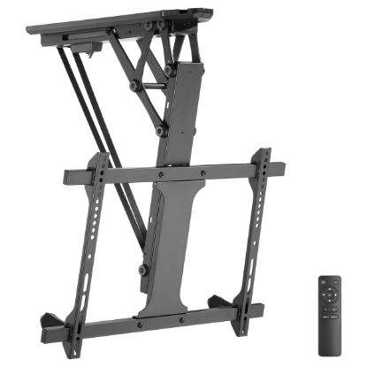 Imagem de Suporte Teto Articulado p/ Ecrã 32"/70" Equip Preto c/ Comando