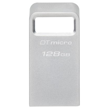 Imagem de Pen Drive Kingston DataTraveler Micro 128Gb USB3.2 Prateada