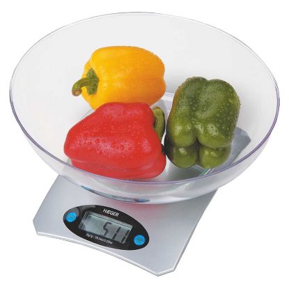 Imagem de Balança de Cozinha Haeger Santini LCD c/ Taça