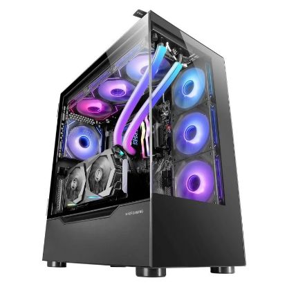 Imagem de Caixa Mars Gaming MC-ULT Preta (E-ATX) (Vidro Temperado)