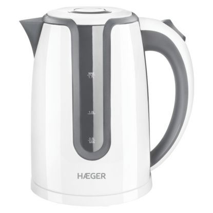 Imagem de Jarro Elétrico Haeger Hot Grey 1.7L - 2200W Branco/Cinza