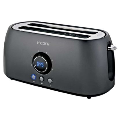 Imagem de Torradeira Haeger Future Plus c/ Temporizador 1400W Preta