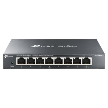 Imagem de Switch de Rede TP-Link Omada 8 Portas Gigabit PoE - TL-RP108GE