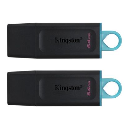 Imagem de Pen Drive Kingston DataTraveler Exodia 64Gb USB3.2 (Pack2) Preta