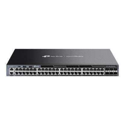 Imagem de Switch de Rede TP-Link Omada 48 Portas Gigabit/6x 10G SFP+ - SG6654X