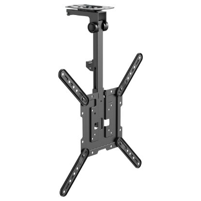 Imagem de Suporte Teto Extensível p/ Ecrã 23"/55" Equip Inclinável/Giratório Preto