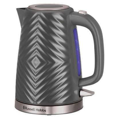 Imagem de Jarro Elétrico Russell Hobbs Glass Groove 1.7L - 2400W Cinza