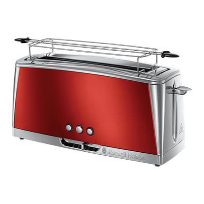 Imagem de Torradeira Russell Hobbs Luna 2000W Cinza/vermelho