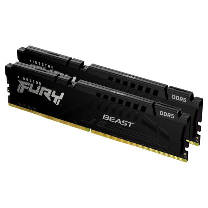 Imagem de Dimm DDR5 Pack 2x 16GB (32GB) Kingston CL30 EXPO 6000MT/s 1Rx8 Fury Beast Preta