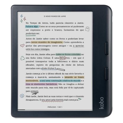 Imagem de eReader Kobo Libra Colour 7" Preto