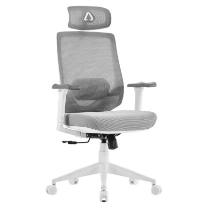 Imagem de Cadeira Ergonómica Alpha Gamer Stella Branca/Cinza