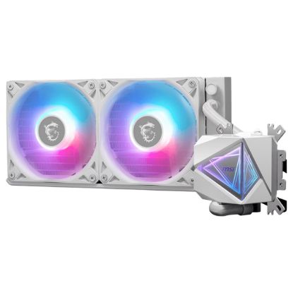 Imagem de Cooler CPU MSI MAG CoreLiquid I240 ARGB Branco