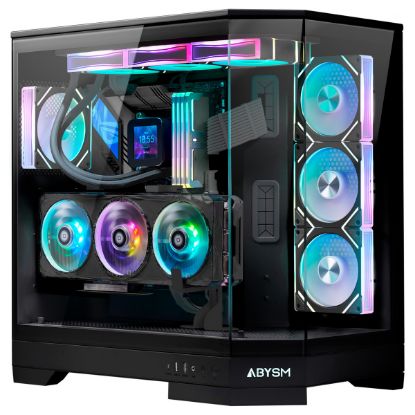 Imagem de Caixa Abysm Gaming Danube Sava H600 ARGB Preta (E-ATX) (Vidro Temperado)