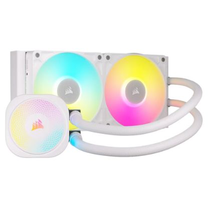 Imagem de Cooler CPU Corsair iCUE Link Titan RX RGB Liquid 240mm Branco