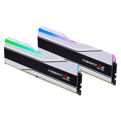 Imagem de Dimm DDR5 Pack 2x 16GB (32GB) G.Skill CL30 EXPO 6000Mhz Trident Z5 Neo RGB Prateado