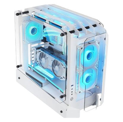 Imagem de Caixa Mars Gaming MC-EDGE Branca (ATX) (Vidro Temperado)
