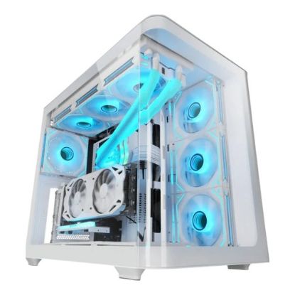 Imagem de Caixa Mars Gaming MC-FUSION Branca (ATX) (Vidro Temperado)