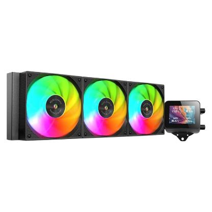 Imagem de Cooler CPU Mars Gaming ML-VISION360 LCD ARGB Liquid Preto