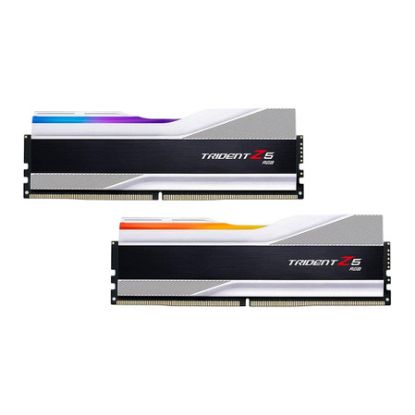 Imagem de Dimm DDR5 Pack 2x 16GB (32GB) G.Skill CL32 6400Mhz Trident Z5 RGB Prateado