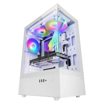 Imagem de Caixa Mars Gaming MC-XO Branca (ATX) (Vidro Temperado)