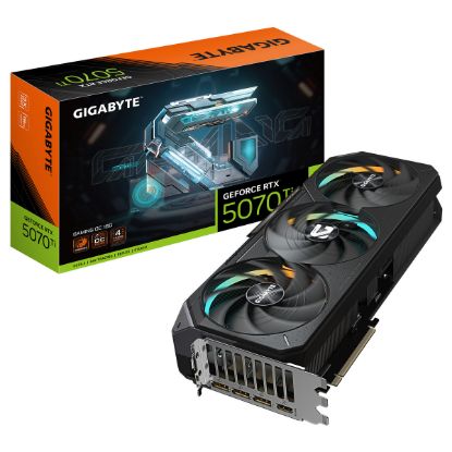 Imagem de Placa Gráfica Gigabyte GeForce RTX 5070 Ti GAMING OC 16G DLSS4