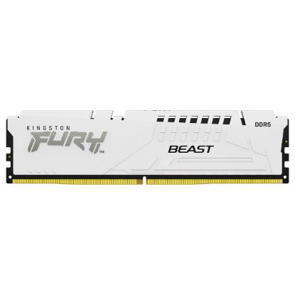 Imagem de Dimm DDR5 32GB Kingston CL30 EXPO 6000MT/s 2Rx8 Fury Beast Branca