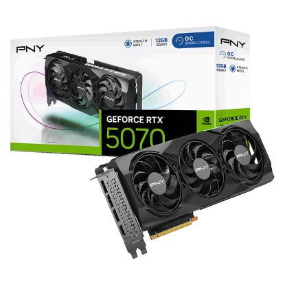 Imagem de Placa Gráfica PNY GeForce RTX 5070 Gaming Triple Fan OC 12GB DLSS4