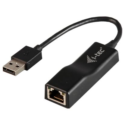 Imagem de Adaptador de Rede USB2.0 p/ RJ45 i-tec Preto