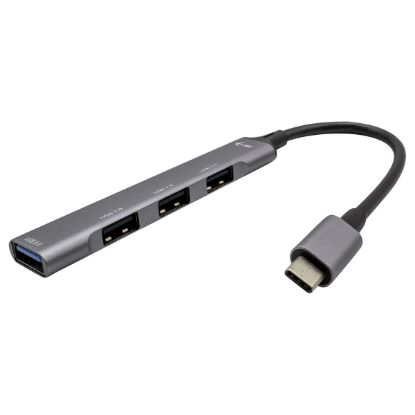 Imagem de Hub Type-C 1x USB3.0 + 3x USB2.0 i-tec Cinza