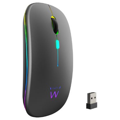 Imagem de Rato Ewent EW3242 Wireless/Bluetooth RGB Preto