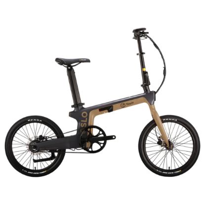 Imagem de Bicicleta Elétrica Youin Oslo Carbon Pro Dobrável 20" 250W Preta/Dourada
