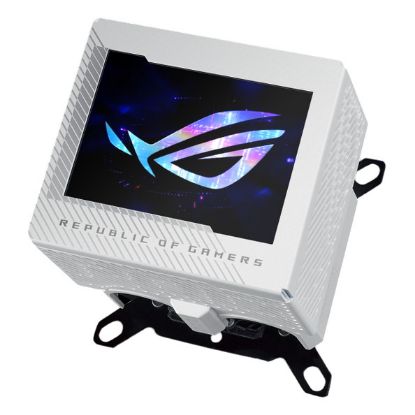 Imagem de Bloco de Refrigeração Asus p/ ROG Ryujin III WB LCD Branco
