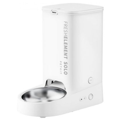 Imagem de Comedouro Petkit Fresh Element Solo Feeder Wireless 3L Branco p/ Animais de Estimação