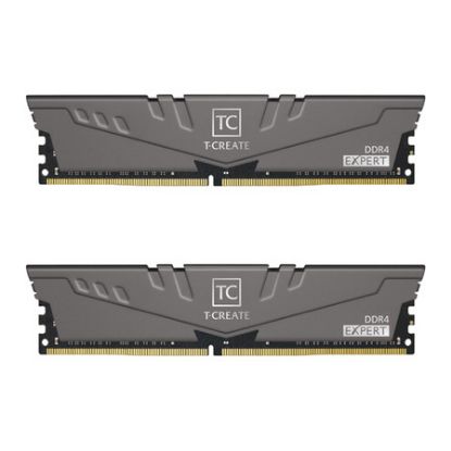 Imagem de Dimm DDR4 Pack 2x 16GB (32GB) TeamGroup CL18 3600Mhz T-Create Expert Cinza