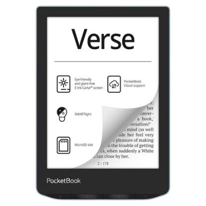 Imagem de eReader PocketBook Verse 6" 8GB Wi-Fi Azul Claro