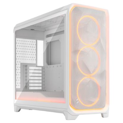 Imagem de Caixa Fractal Design Meshify 3 XL Ambience Pro RGB Light Tint Branca (E-ATX) (Vidro Temperado)