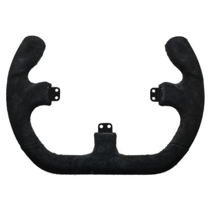 Imagem de Volante p/ Buttonplate Asetek SimSports GT Rim (D Aberto) Alcântra