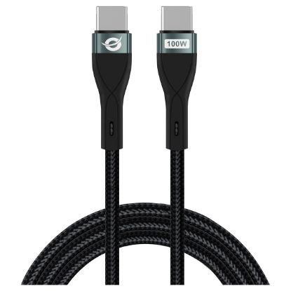 Imagem de Cabo USB3.0 Type-C 100W 480Mbps Conceptronic Preto - 1.2Mtr